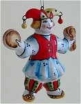 Court Jester Christmas Ornament